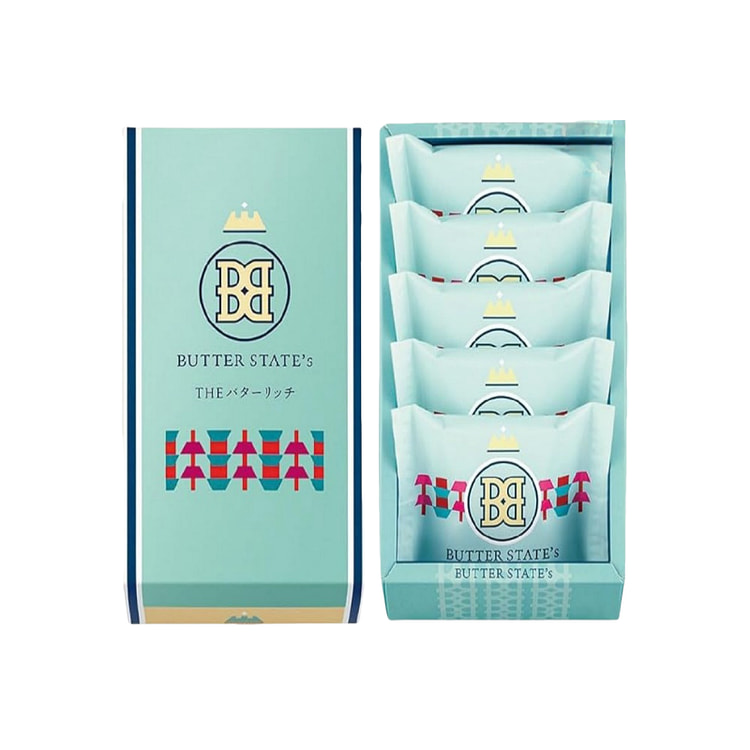 BUTTER STATES经典黄油厚烧饼干5枚入