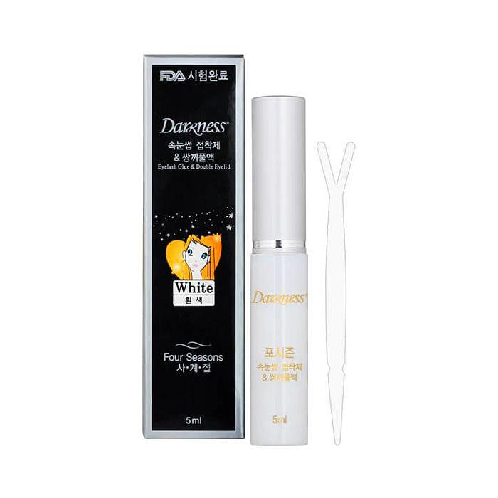 Darkness Eyelash Glue #White/Clear 5 ml