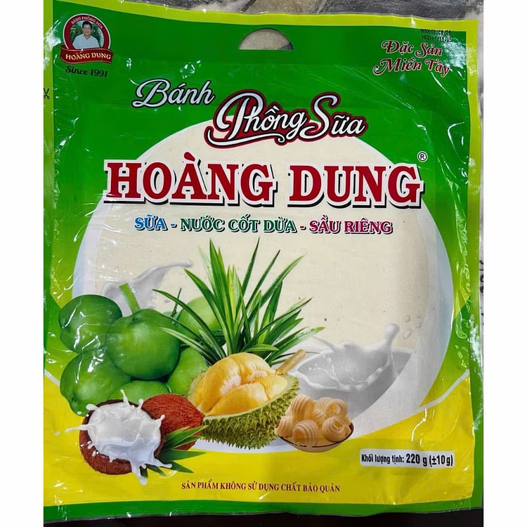 Vietnamese Coconut Milk Rice Paper Hoang Dung 220 g