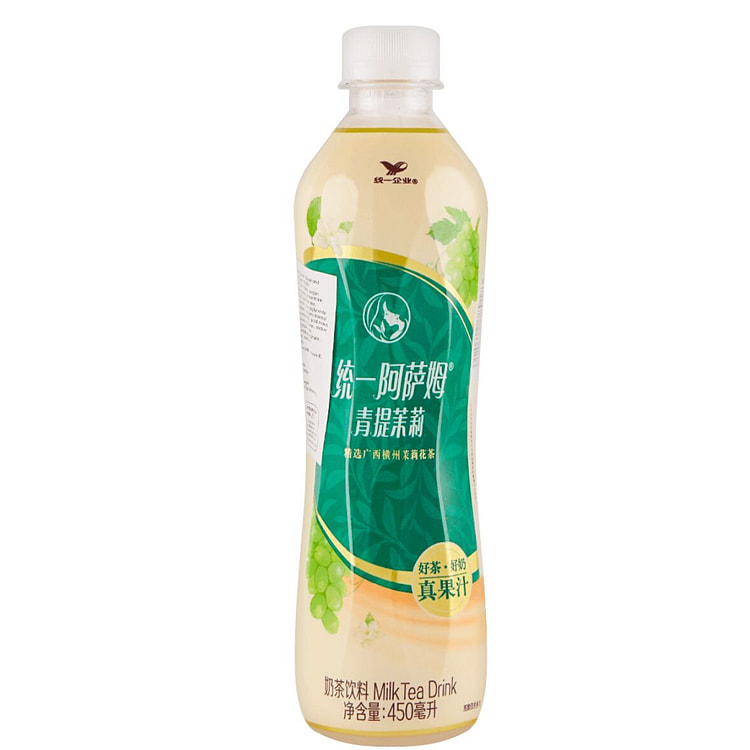 统一阿萨姆奶茶青提茉莉味 450ml