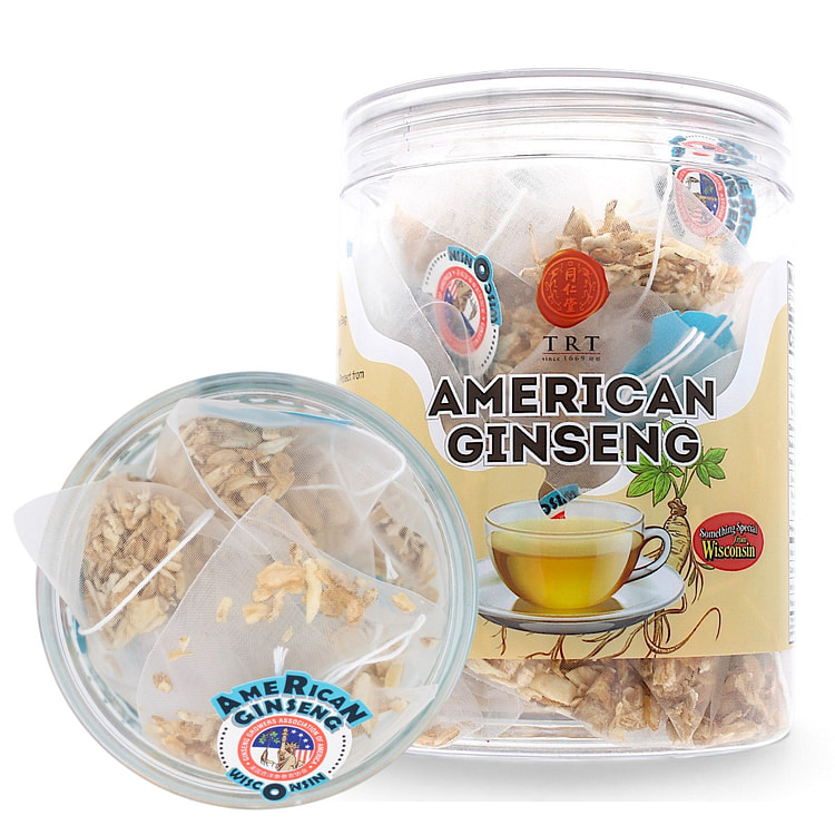 TRT American Wisconsin Ginseng Slices Tea Bags 75g 25 pack