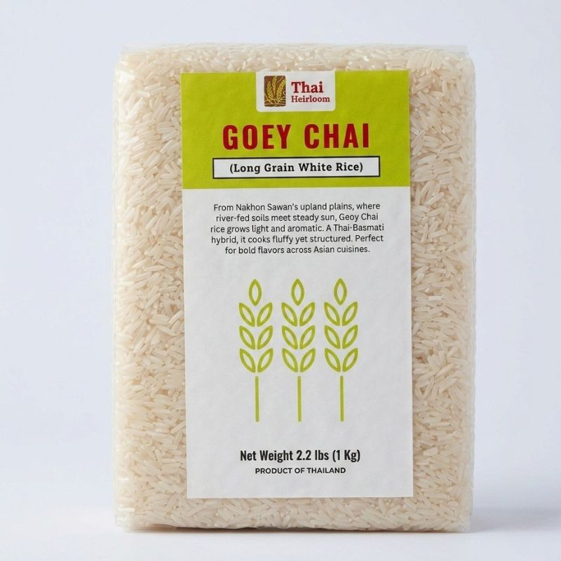 Thai Jasmine Basmati Hybrid Long Grain Rice 2.2 lb