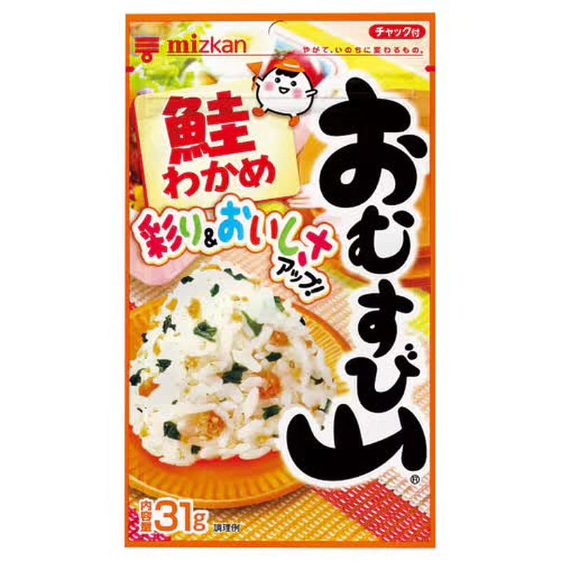 Mizkan Omusubiyama Salmon and Seaweed 31g 1 each