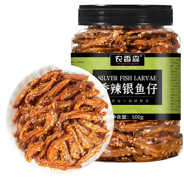 香辣小鱼干鱼仔500g