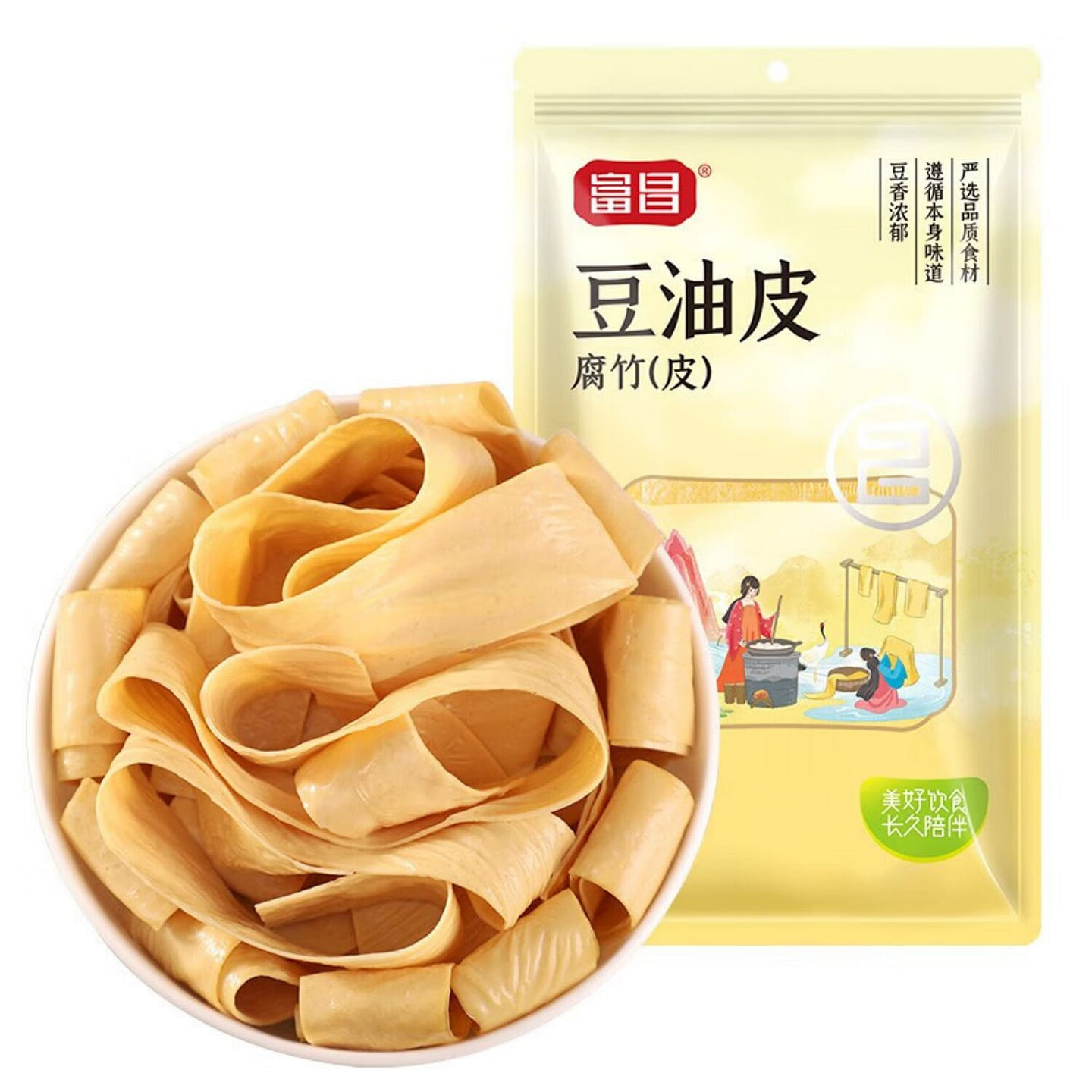 Handmade Tofu Skin (Yuba / Dried Bean Curd Sheet) 150 g