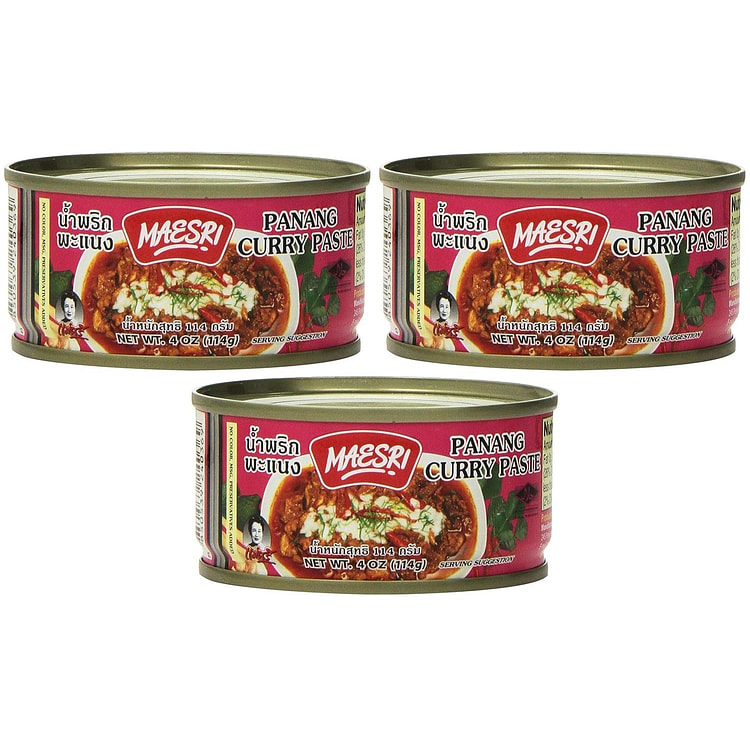 Maesri Panang Curry Paste ( 3 Cans )