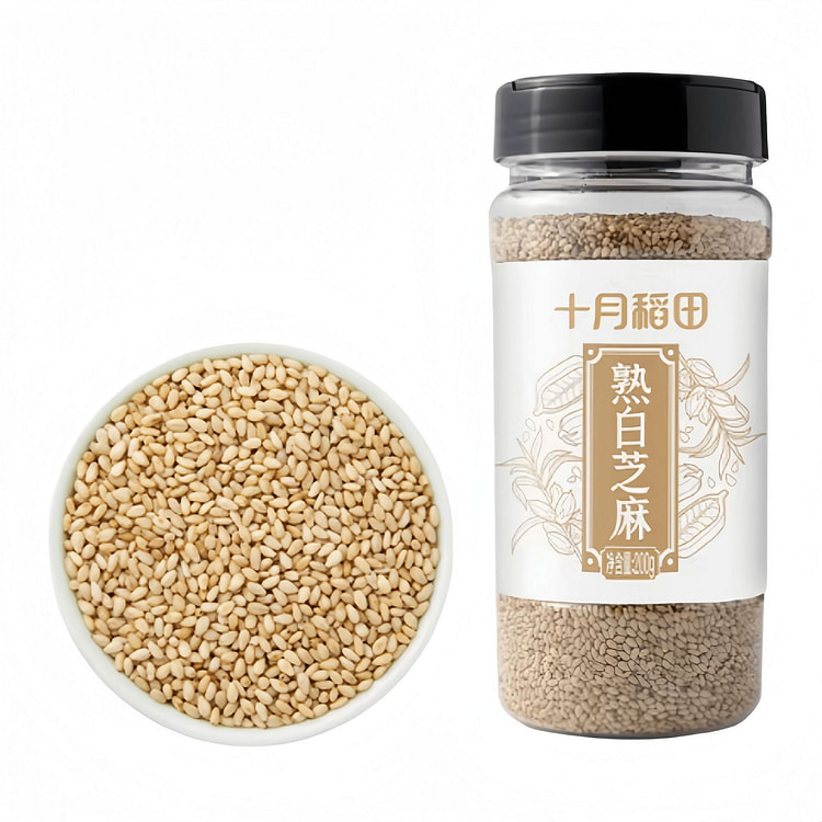 十月稻田  熟白芝麻  200g*1罐 200 克