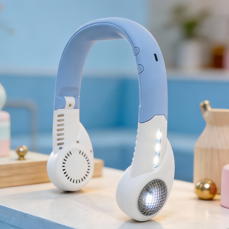 Neckband Turbo USB Rechargeable Mini Fan 1 each