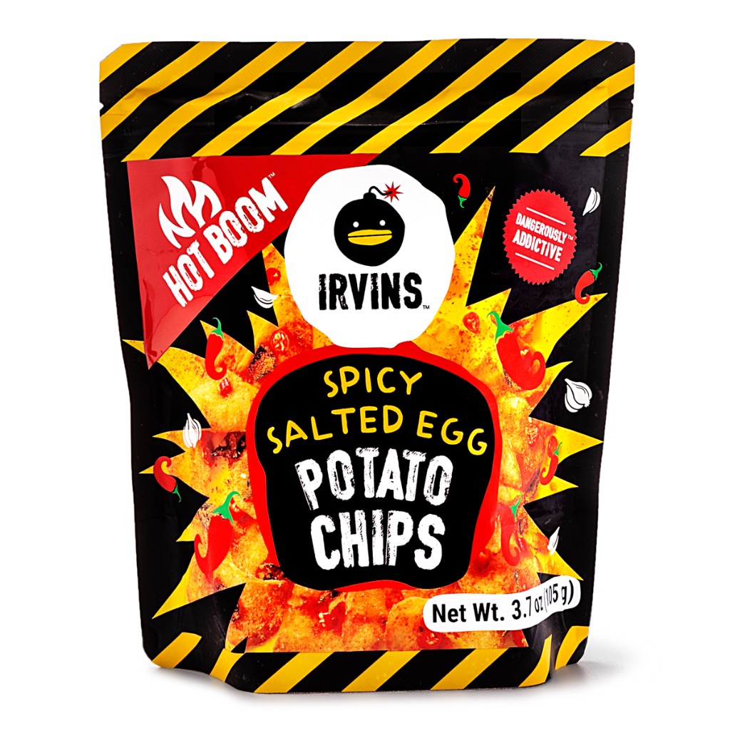 Get Irvins Salted Egg Potato Chips, Spicy 105 g Delivered | Weee! Asian ...