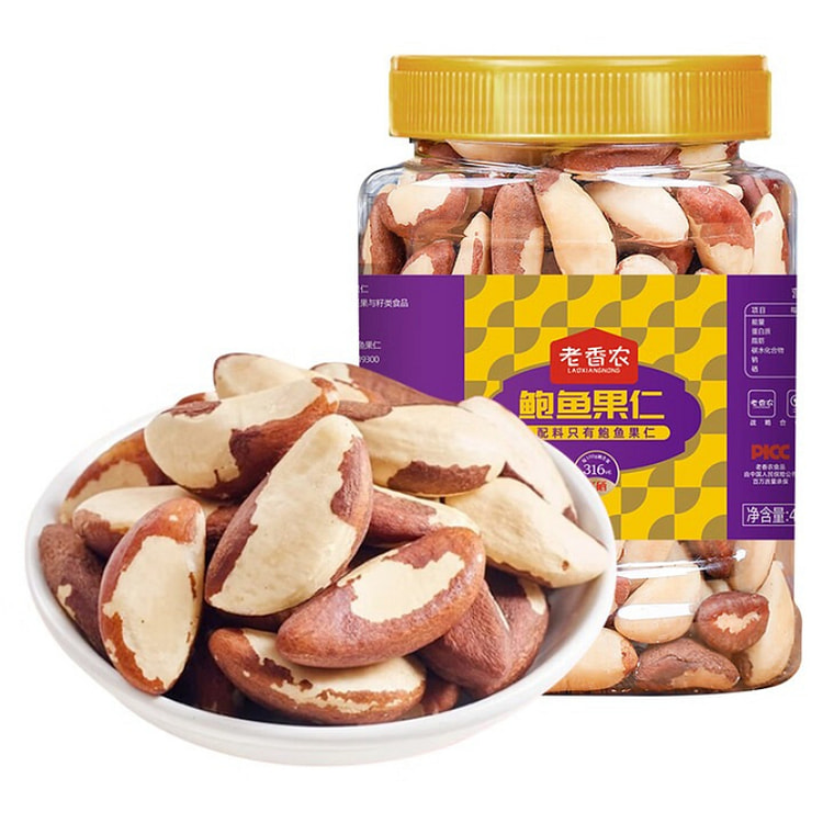 老香农富硒鲍鱼果仁零食 500g*1 罐 500 克