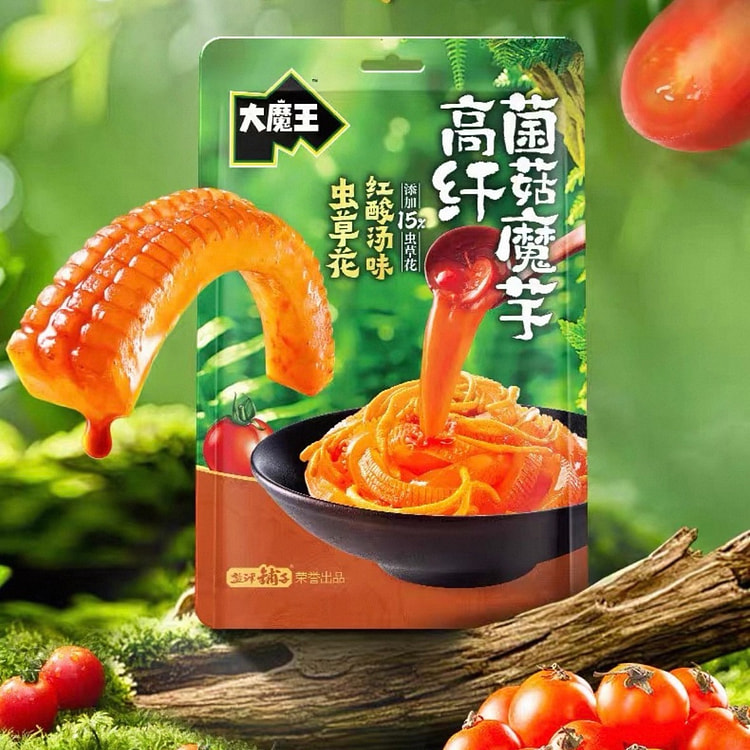 盐津铺子大魔王高纤菌菇魔芋即食180克*1袋 180 克