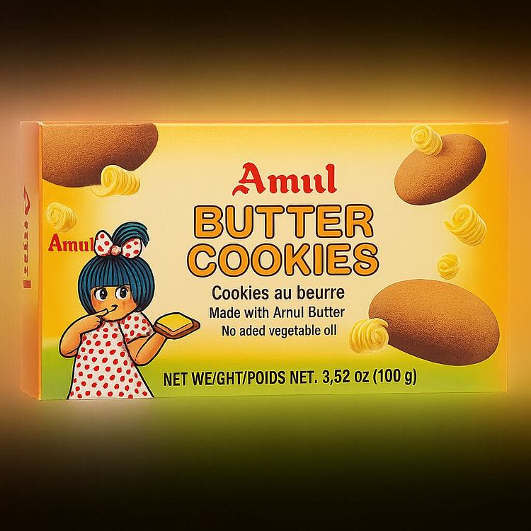 Amul Butter Cookies 100g (3.52 oz)