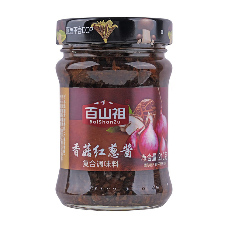 百山祖 香菇红葱酱 210 克