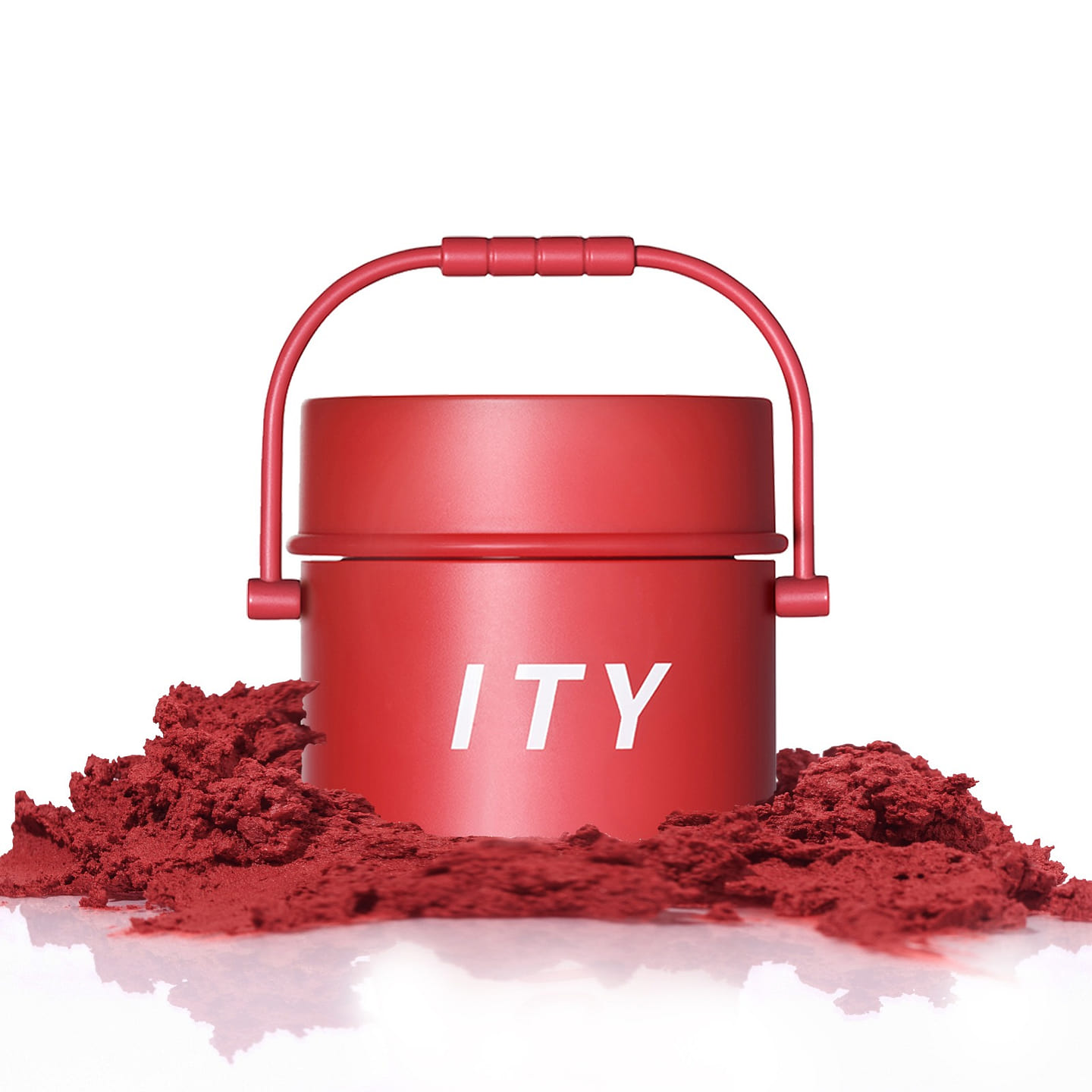 ITY Pudding Pot Lip Velvet Satin Lip Mud 0.21oz 6g in Red Velvet 0.1 lb