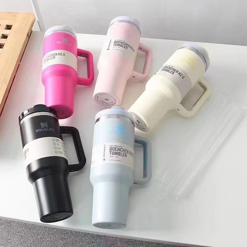 Get STANLEY 40oz. Quencher H2.0 Stainless Steel Vacuum Insulated Tumbler( pink) Delivered | Weee! Asian Market