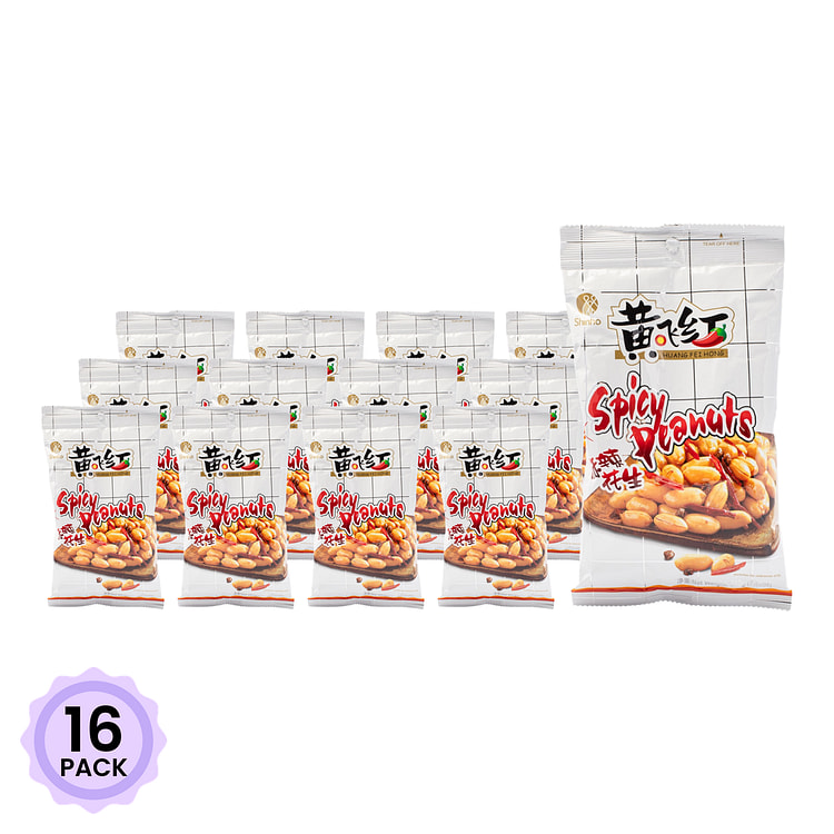 黄飞红 麻辣花生 210 克*16 包