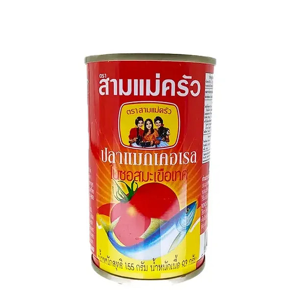 Three Lady Mackerel In Tomato Sauce 155g 1 can