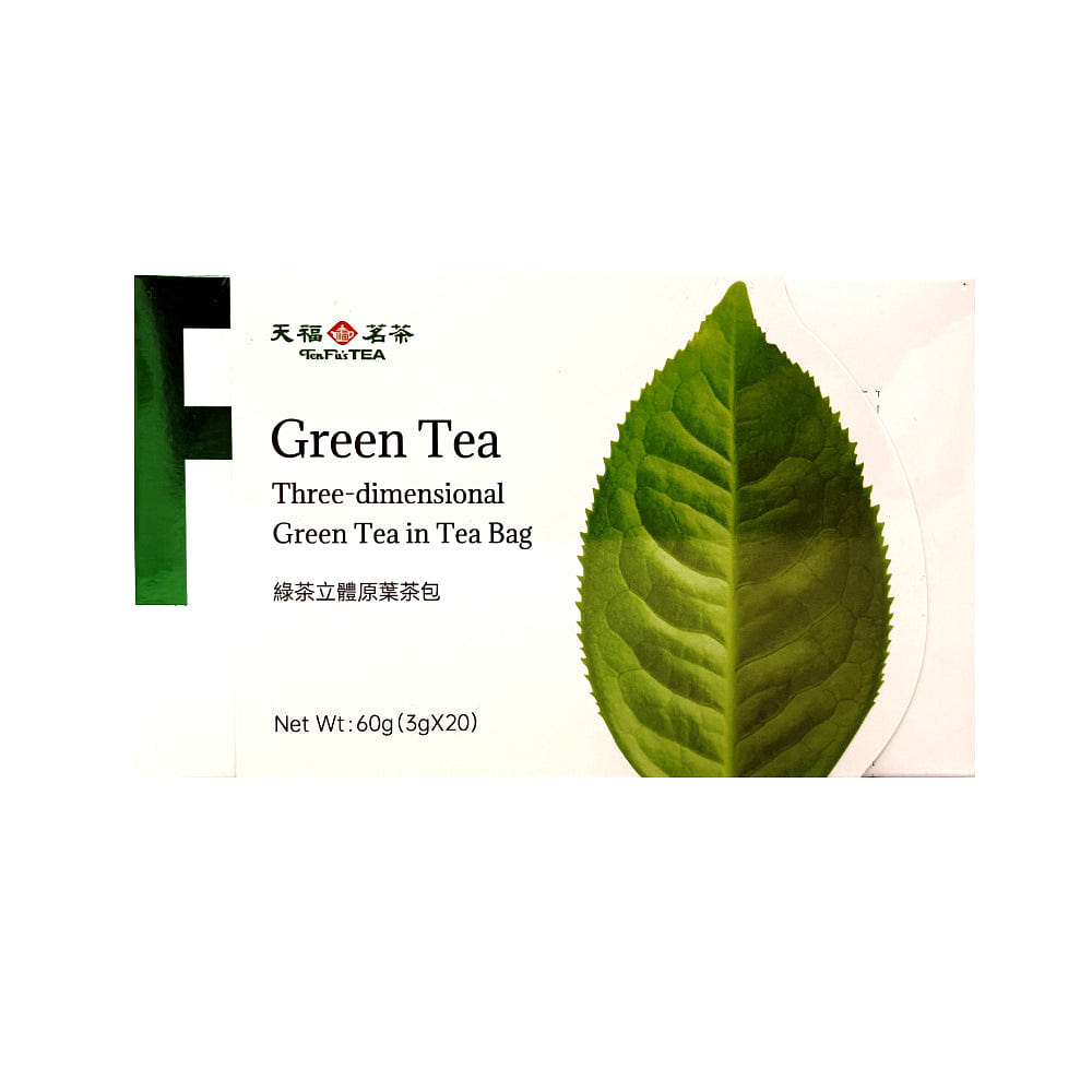 Tenfu's Tea Grean Tea 3D in Tea Bag 60g 1 box