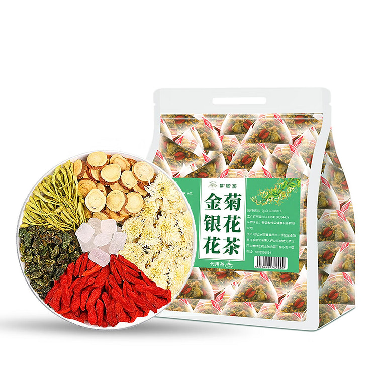 聚修堂 金银花菊花茶6g*50包 300 克