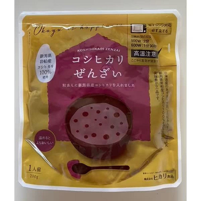 Hikari Koshihikari Zenzai [Ready-made porridge] 1 each