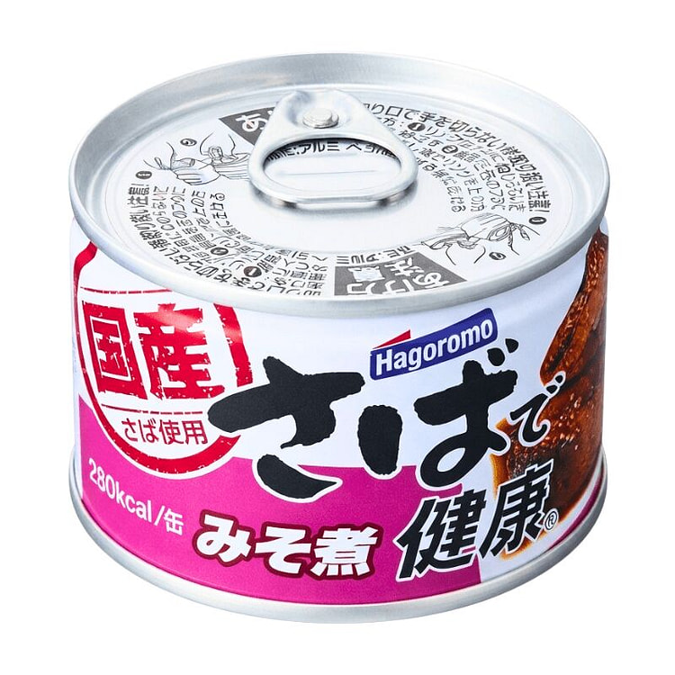 [HAGOROMO] Mackerel Healthy Miso-boiled - 5.64oz 1 can