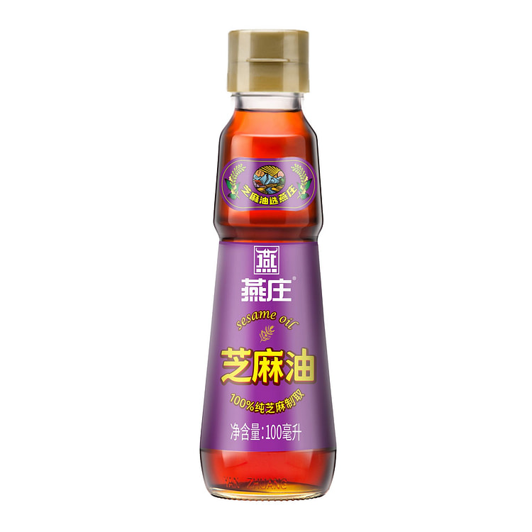 燕庄芝麻油一级芝麻香油家用火锅油碟100ml 100 毫升