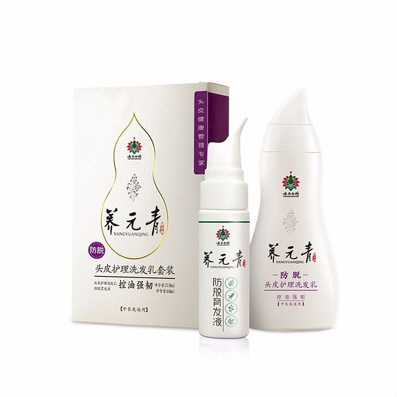 Yunnan Baiyao Yangyuanqing anti-stripping scalp care shampoo set 210ml+60ml 1 box