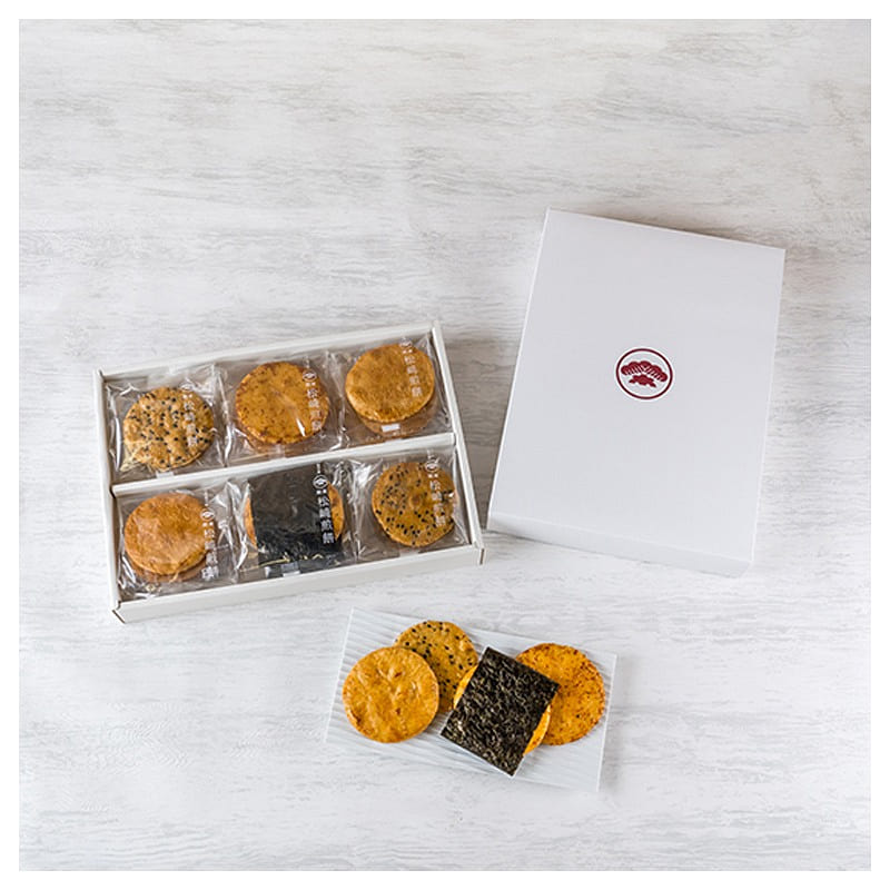 GINZAMATUSAKI SENBEI Tokyo Limited Kitanomaru Souka Senbei 18 pcs 1 box