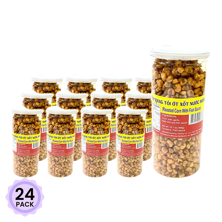 Bắp Rang Tỏi Sốt Nước Mắm 300 g*24 pack