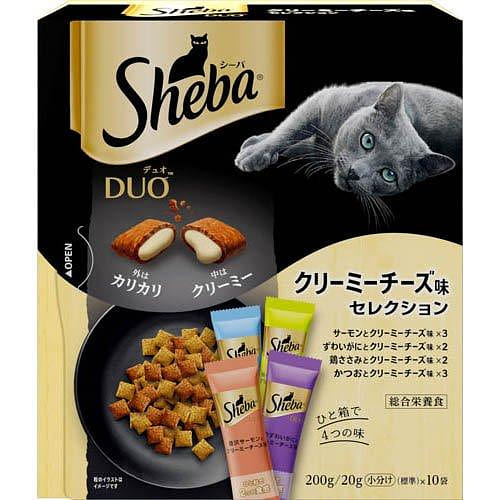 Thức ăn vặt cho mèo Sheba vị phô mai kem thập cẩm 200g 1 phần