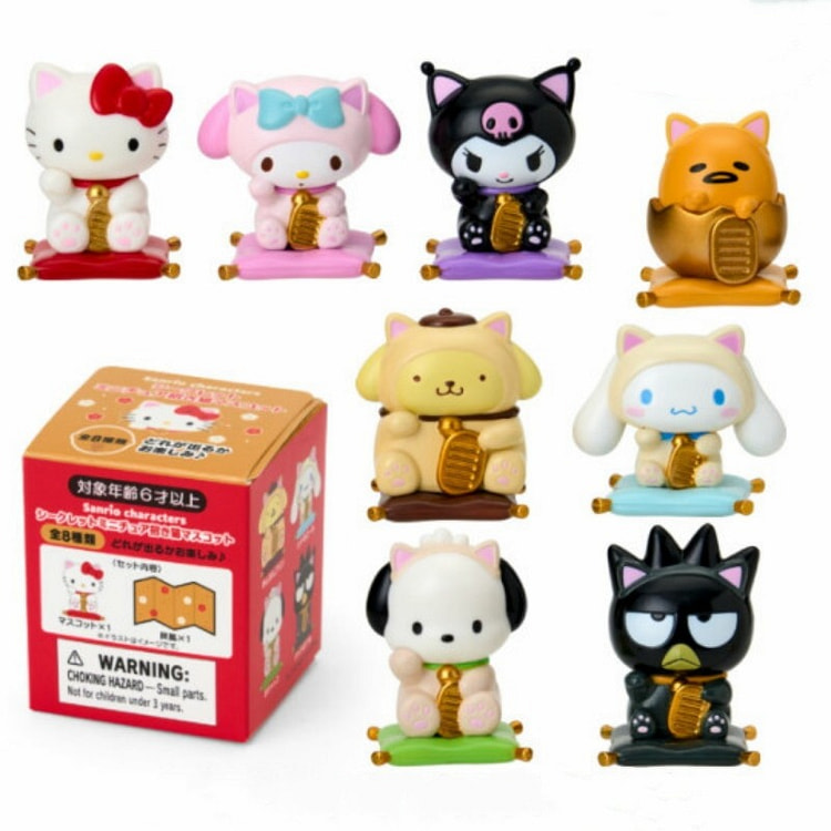 Sanrio Original Secret Mascot - Zodiac Lucky Cat Blind Box,1 random