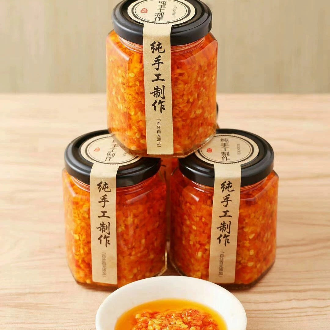 Chaoshan specialty chili sauce homemade by farmers without additives 180 g