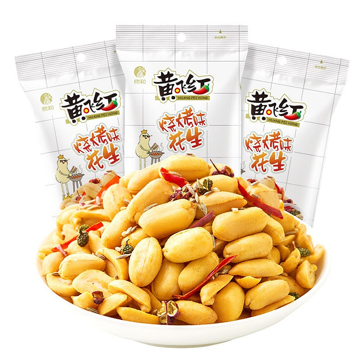 Huang Feihong Oil-Free Spicy Peanut Snacks 116g*5 580 g