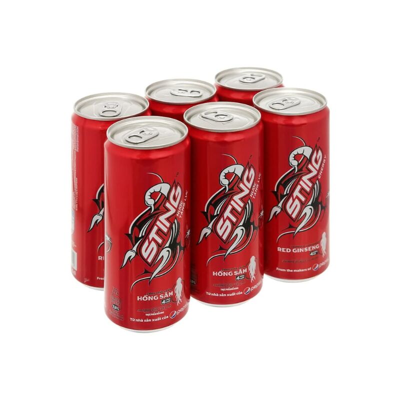 STING STRAWBERRY FLAVOR 6 CAN X 330ML 1 パック