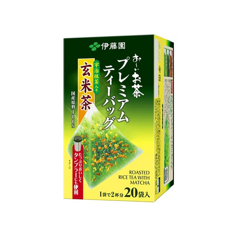 伊藤园 大井茶 高级玄米茶 方便小袋泡茶 20袋 1 盒