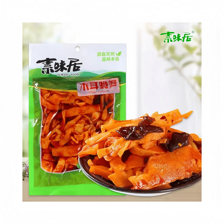 Su Wei Ju Crispy Bamboo Shoots in Red Oil 200g*1 p 200 g