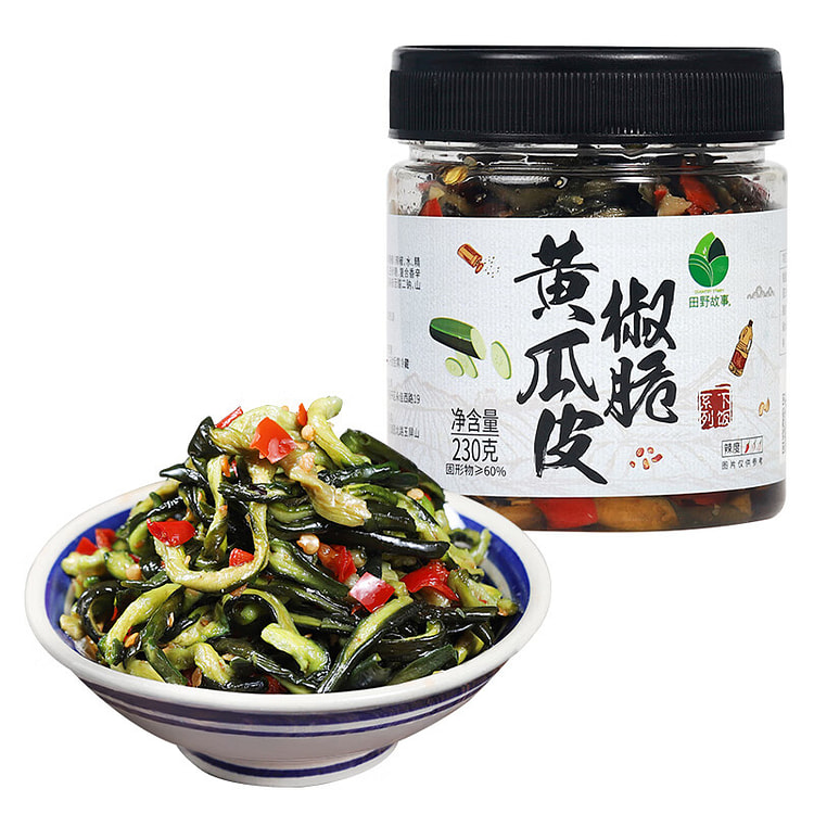 Tianye Story Spicy Crispy Cucumber Jar Appetizer 230 g