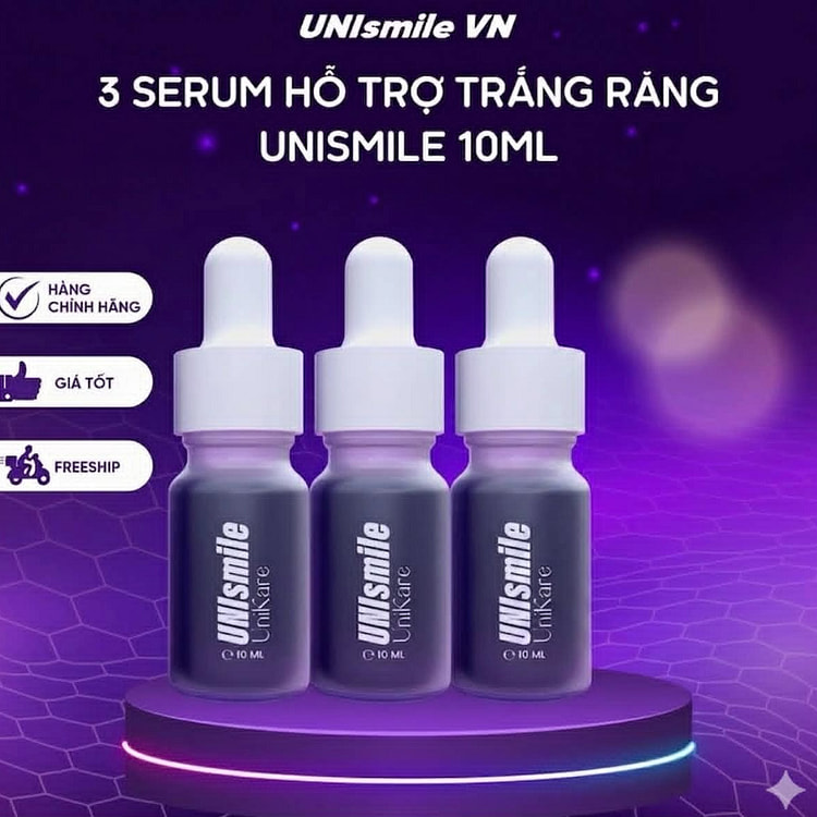 Unismile Color Corrector Dental Toothpaste Serum 3 bottle