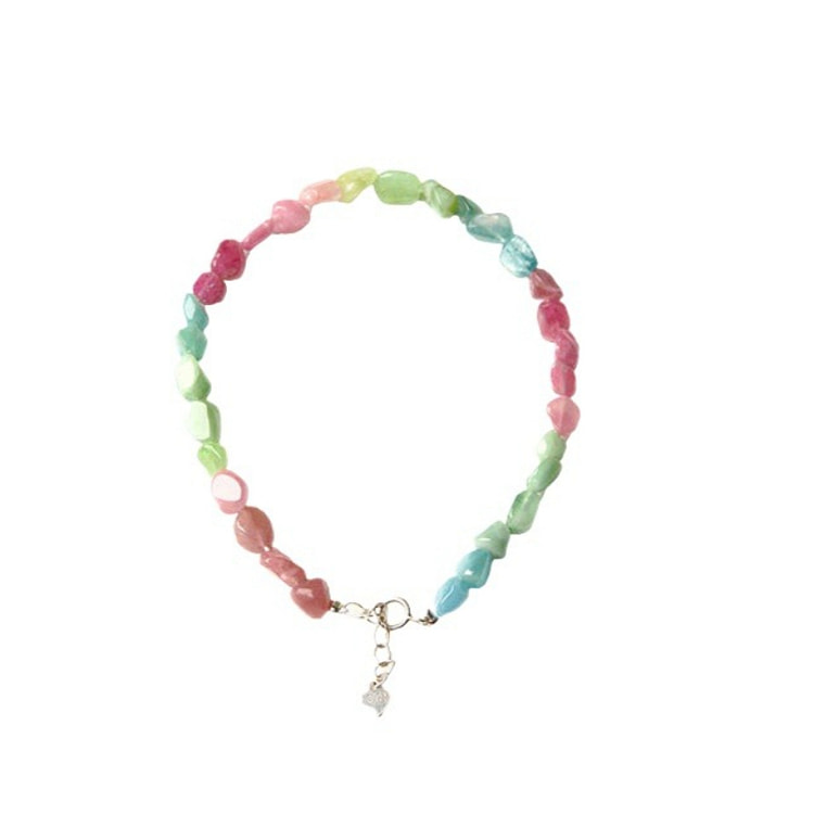 Macaron Tourmaline Shaped Crystal Bracelet 8mm 1 box