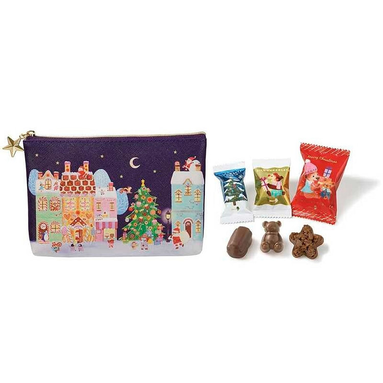 【日本直邮】Mary‘s Chocolate圣诞限定高级巧克力糖果 6个入 附赠手袋