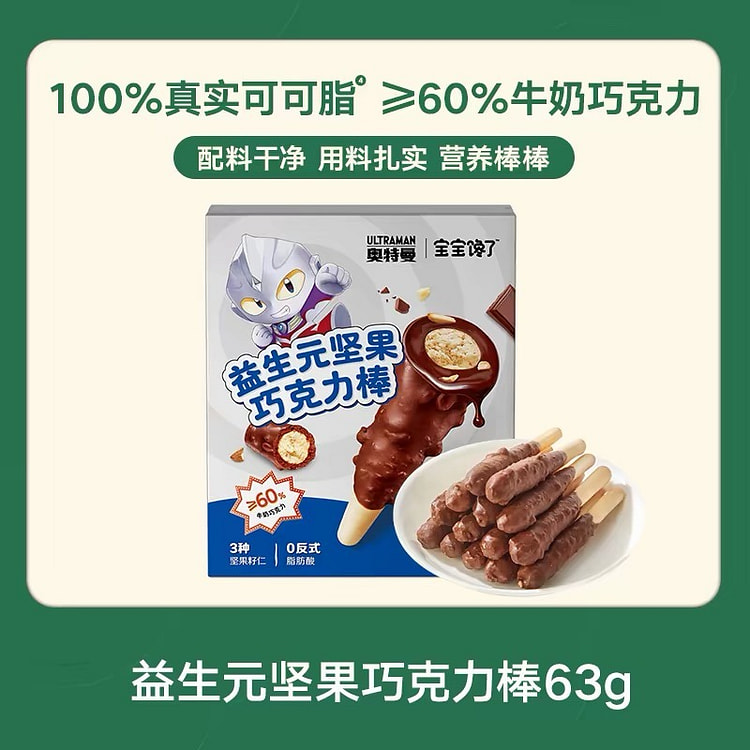 Chocolate nut bar 63 g