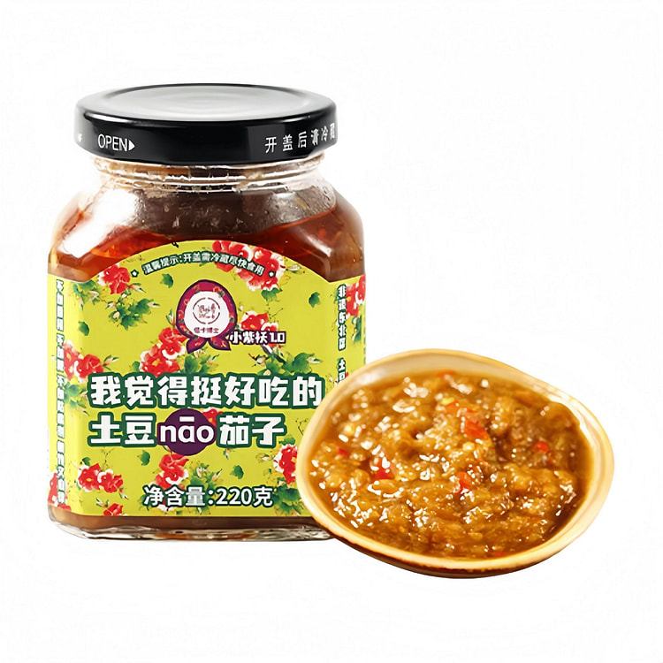 低卡博士 土豆孬茄子酱拌饭下饭菜 220g*1罐 220 克