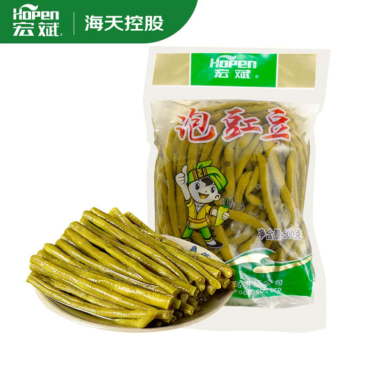 云南泡豇豆 酸豆角 开味配粥 小菜腌菜下饭菜 500g*1袋