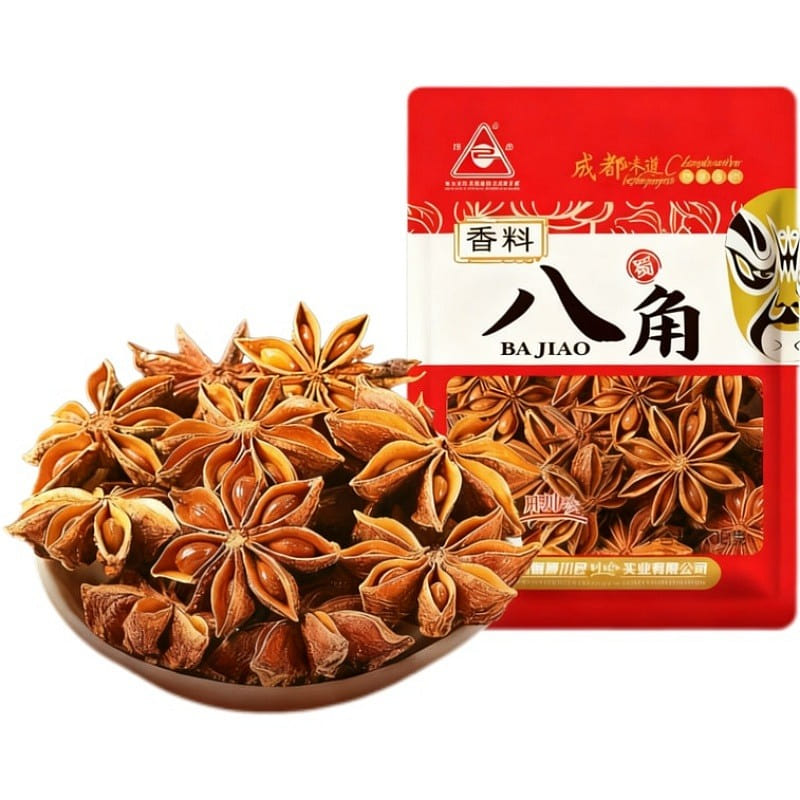 Authentic Guangxi Star Anise Spice for Braised Mea 100 g