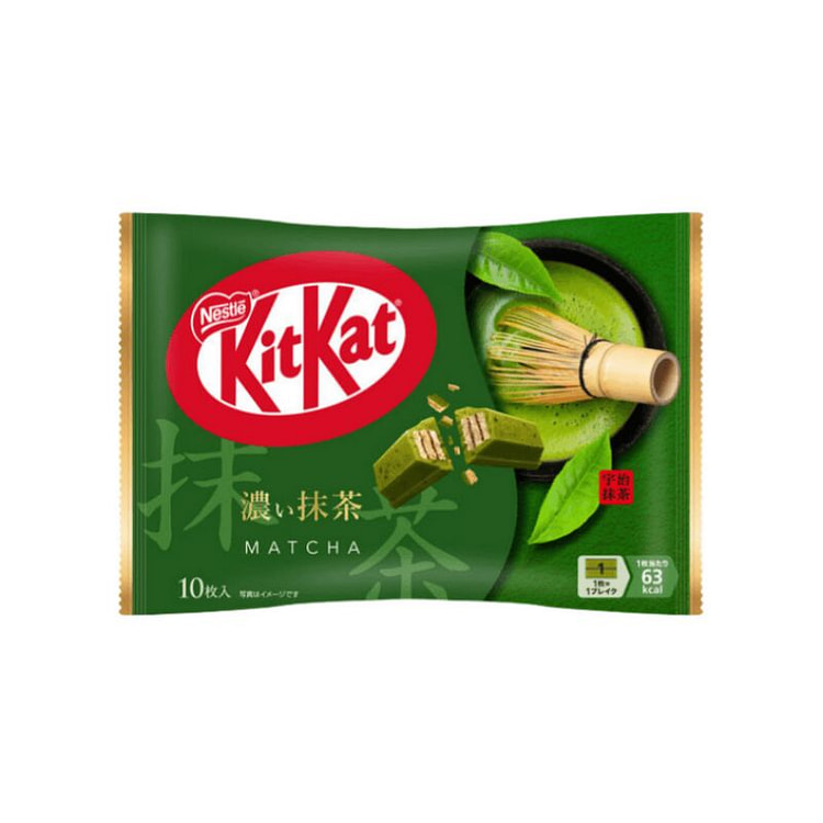 KIT KAT 超浓郁抹茶口味巧克力威化 10枚装
