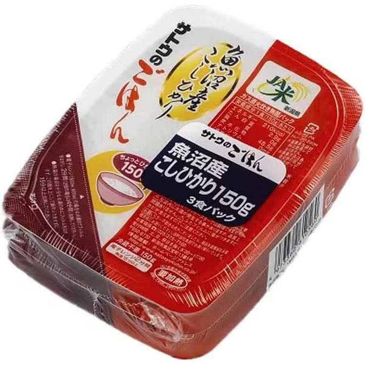 佐藤米 鱼沼越光 150g*3 罐装
