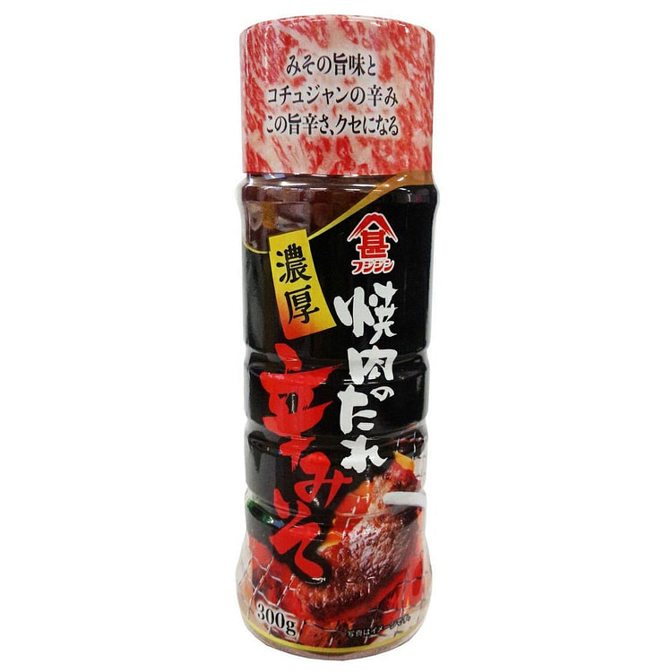 富士甚酱油 烧烤酱 浓郁辛辣味噌风味 300g 1 瓶