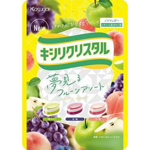 春日井 3种 水果味 润喉糖 67g