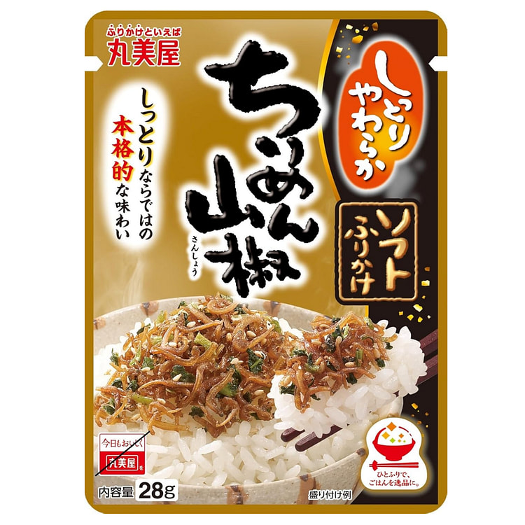 丸美屋 日式拌饭料 山椒小鱼干风味 28g