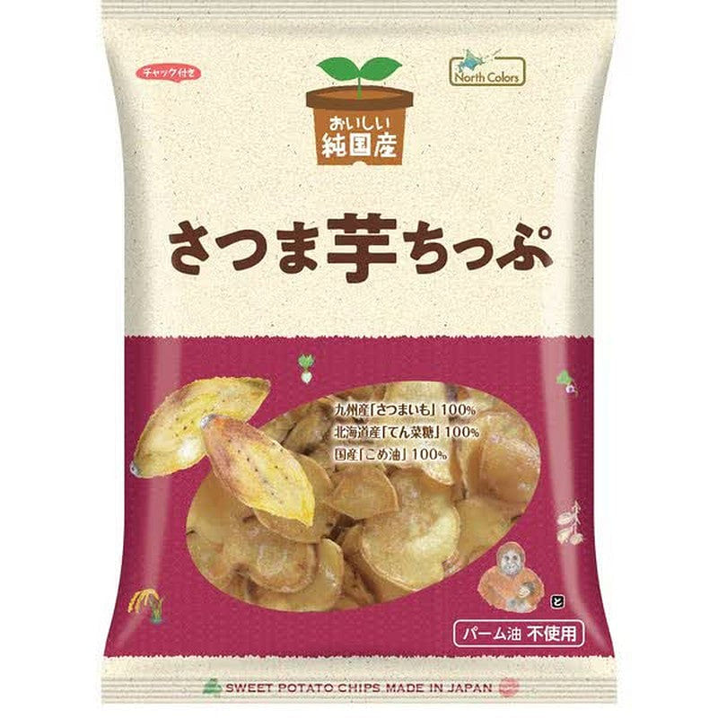 North Colors Pure Japanese Sweet Potato Chips 115g 1 each